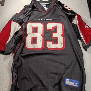 Atlanta Falcons Michael Crumpler #83 NFL Reebok Jersey Black Size XL